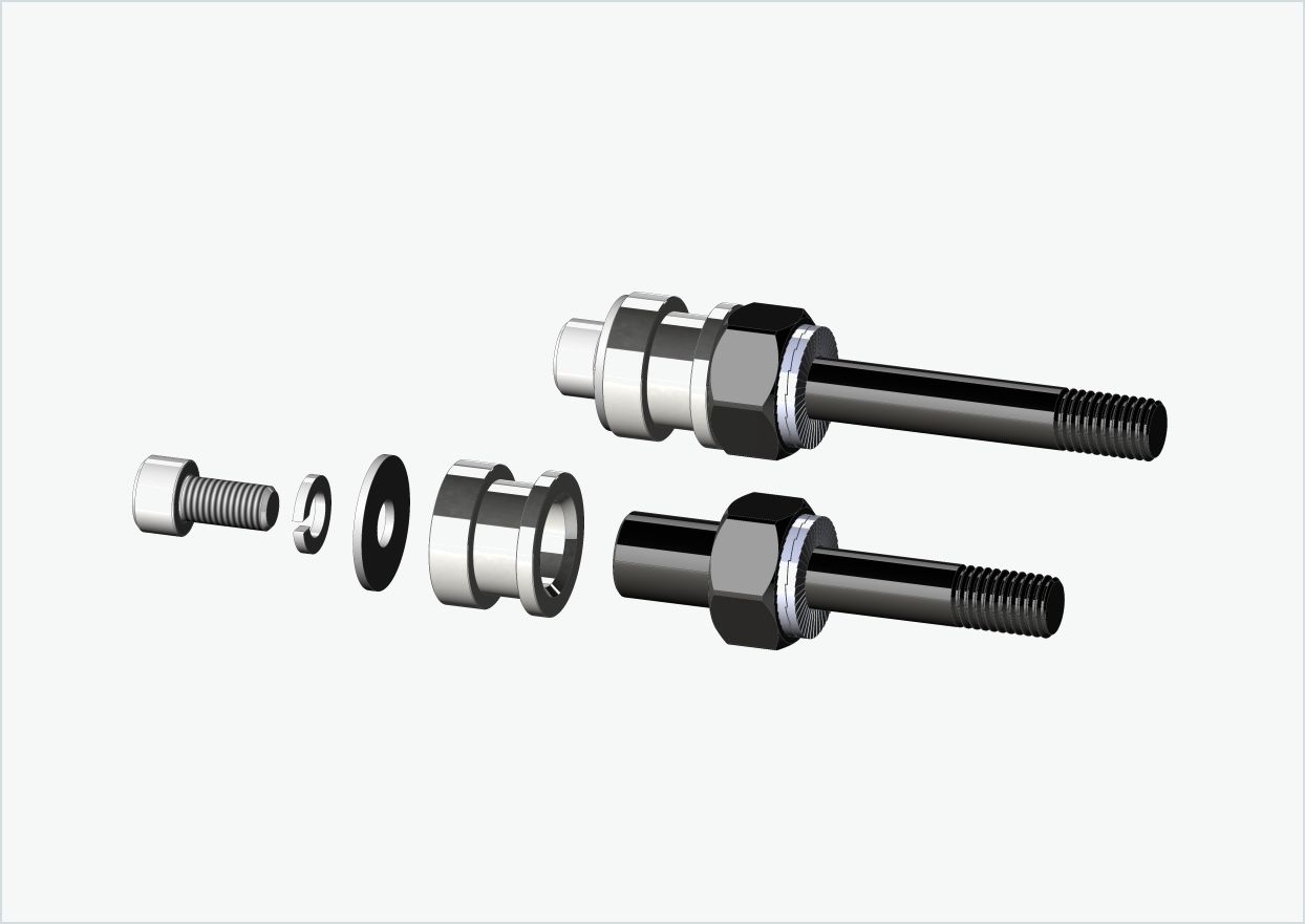 BOB YAK / IBEX thread adapter set (30mm/42mm) | for Rohloff Speedhub 500-14 / A12