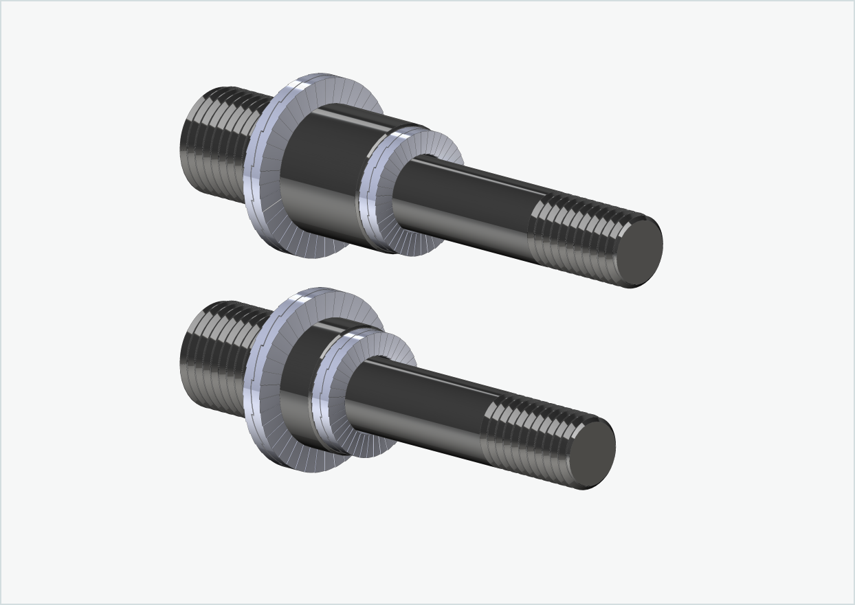 Burley COHO XC thread adapter set | for HASE PINO with Rohloff Speedhub 500-14 / A12