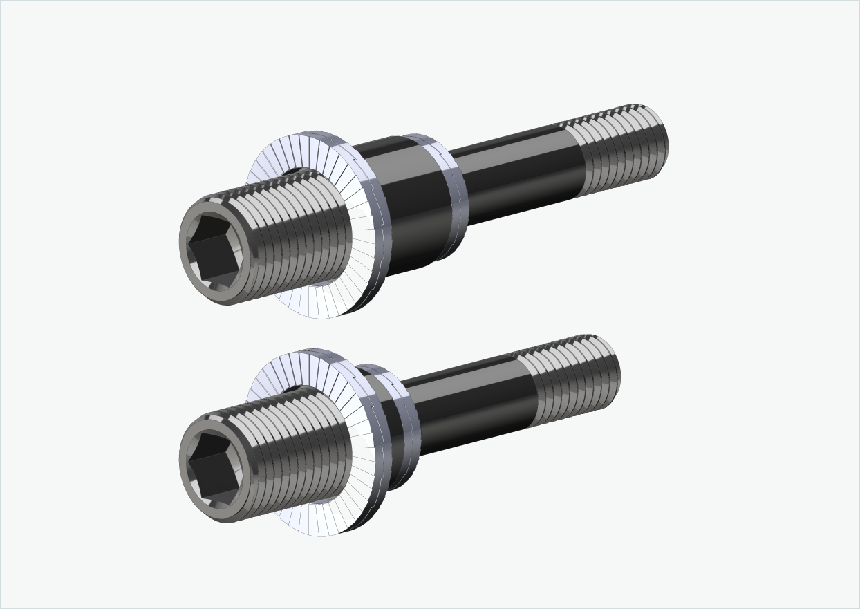 Burley COHO XC thread adapter set | for HASE PINO with Rohloff Speedhub 500-14 / A12