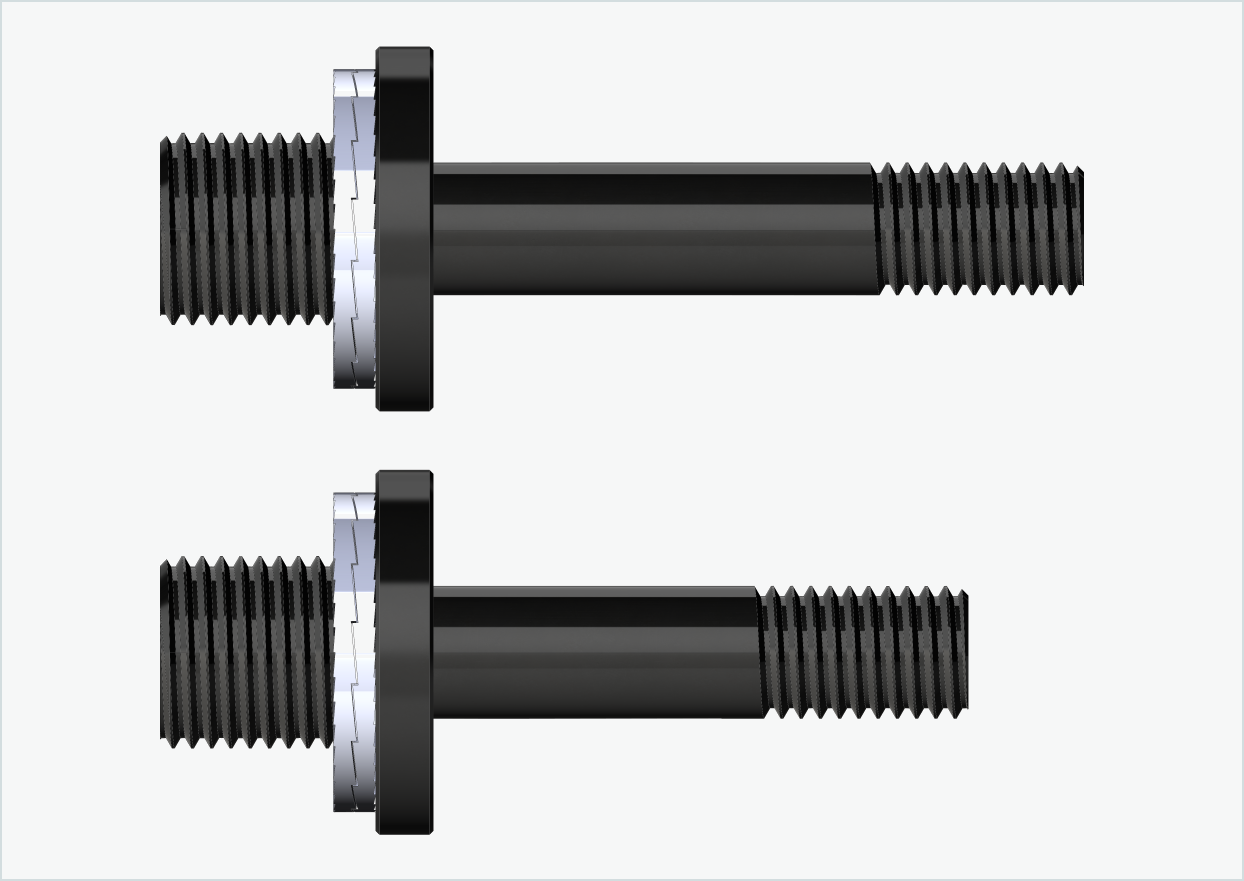 Burley COHO XC thread adapter set (30mm/36mm) | for Rohloff Speedhub 500-14 / A12