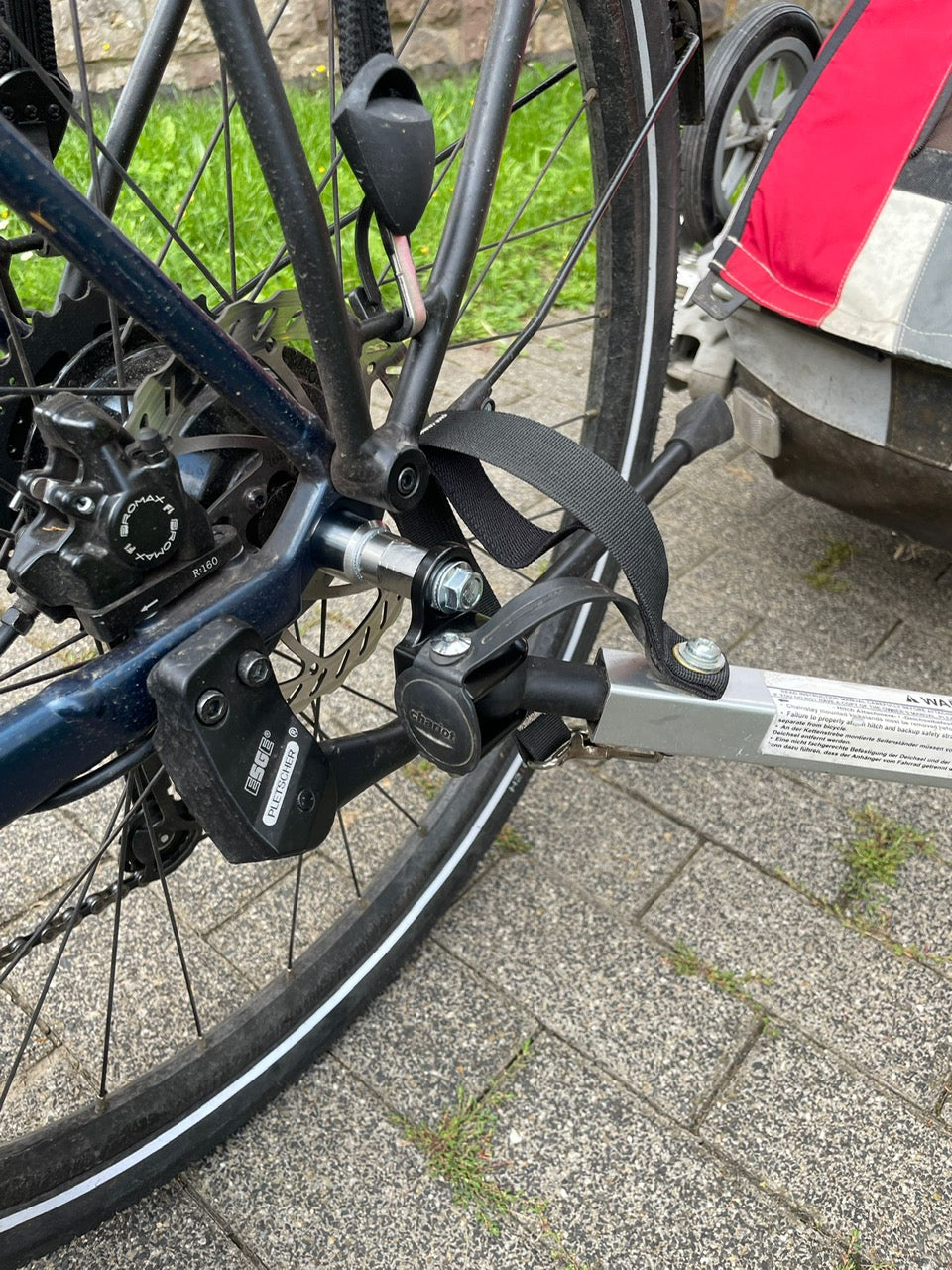 Universal adapter for HYENA-HRN motor | suitable for Thule, Qeridoo, Burley, Prophete, Hamax, Trixie and many others